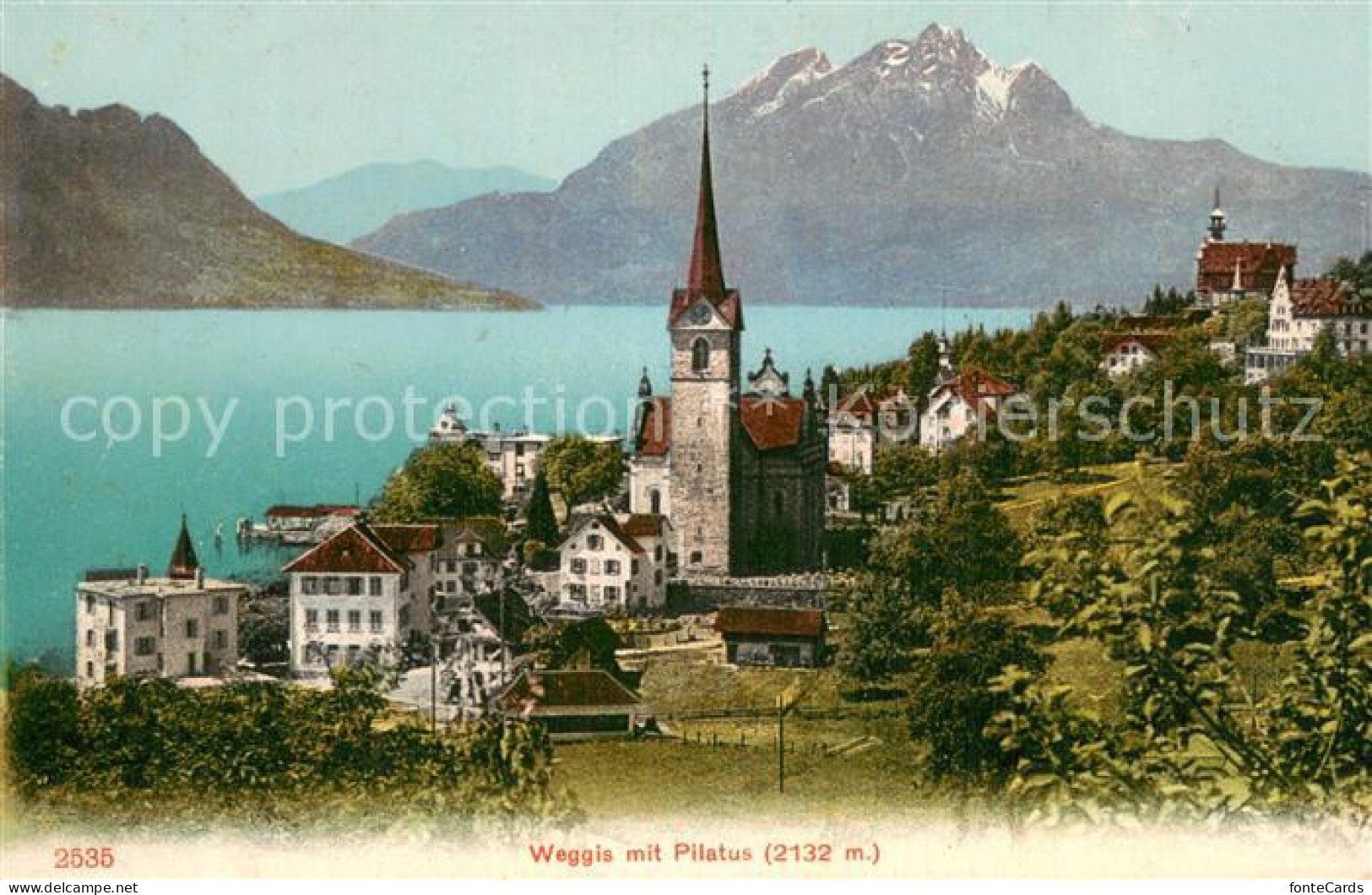 13757387 Weggis Vierwaldstaettersee Mit Pilatus Weggis Vierwaldstaettersee - Other & Unclassified