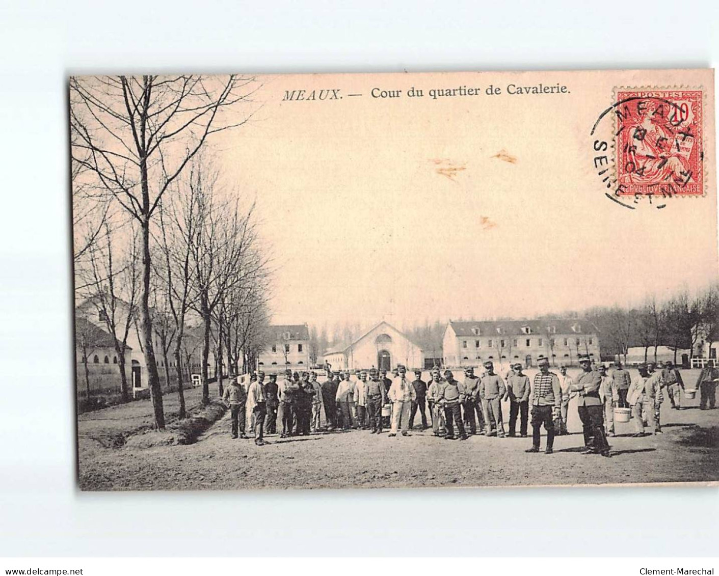 MEAUX : Cour Du Quartier De Cavalerie - Très Bon état - Meaux