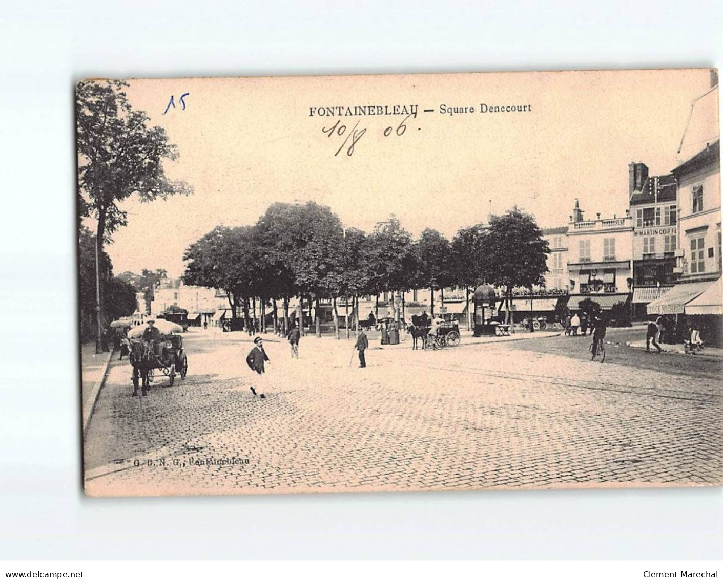 FONTAINEBLEAU : Square Denecourt - état - Fontainebleau