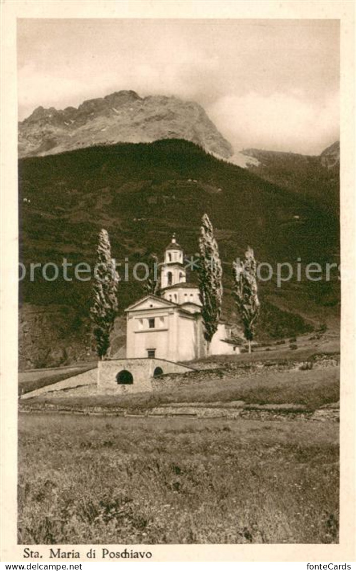 13757377 Poschiavo GR Kirche Sta Maria  - Autres & Non Classés