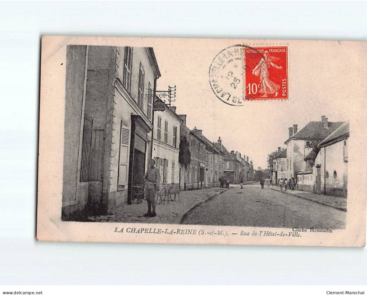 LA CHAPELLE LA REINE : Rue De L'Hôtel De Ville - état - La Chapelle La Reine