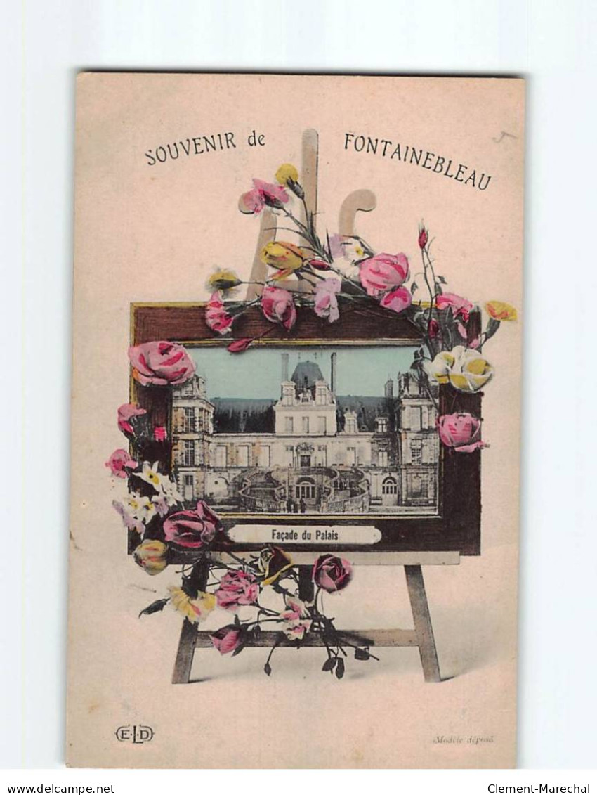 FONTAINEBLEAU : Carte Souvenir - Très Bon état - Fontainebleau