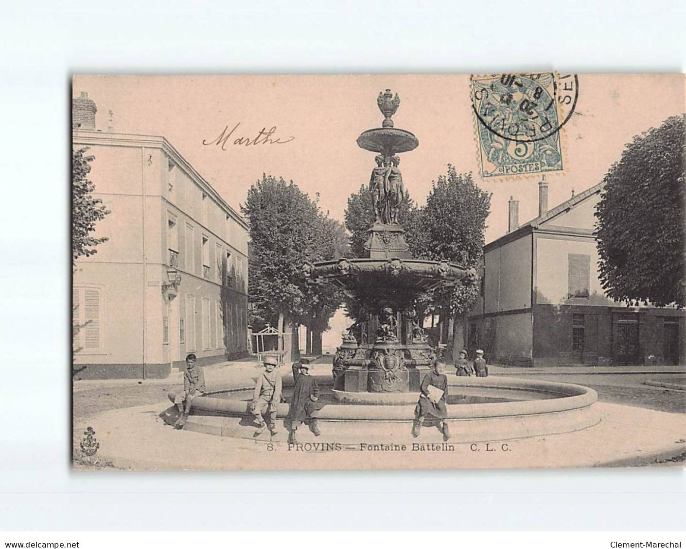 PROVINS : Fontaine Battelin - Très Bon état - Provins