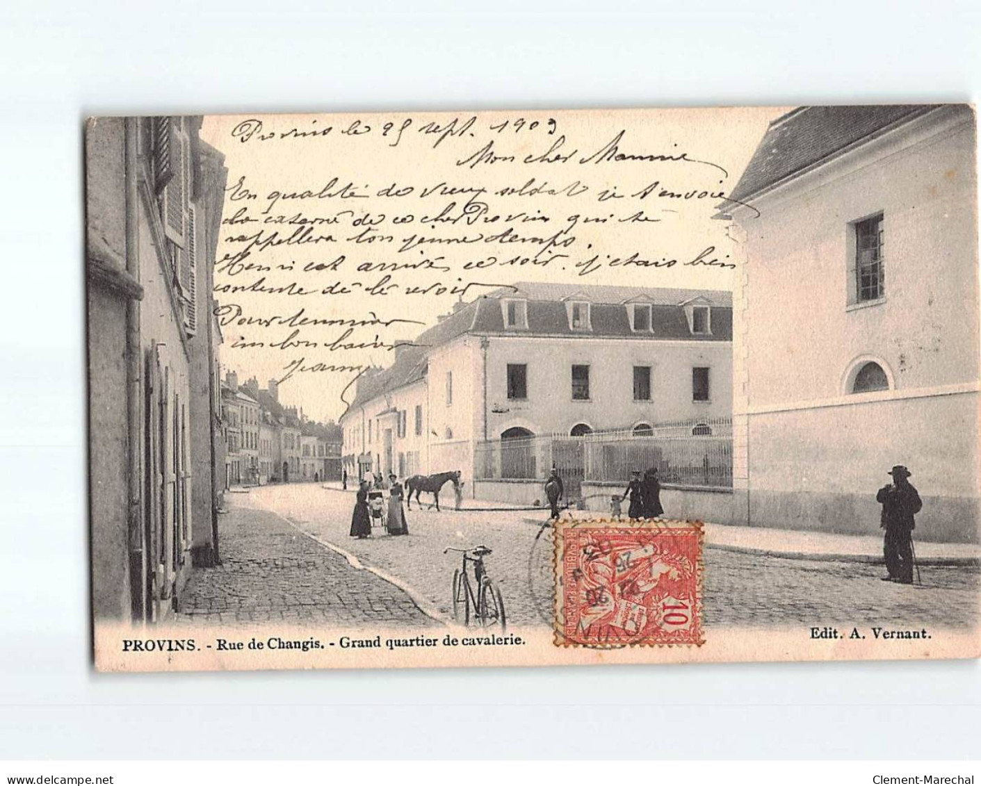 PROVINS : Rue De Changis, Grand Quartier De Cavalerie - état - Provins