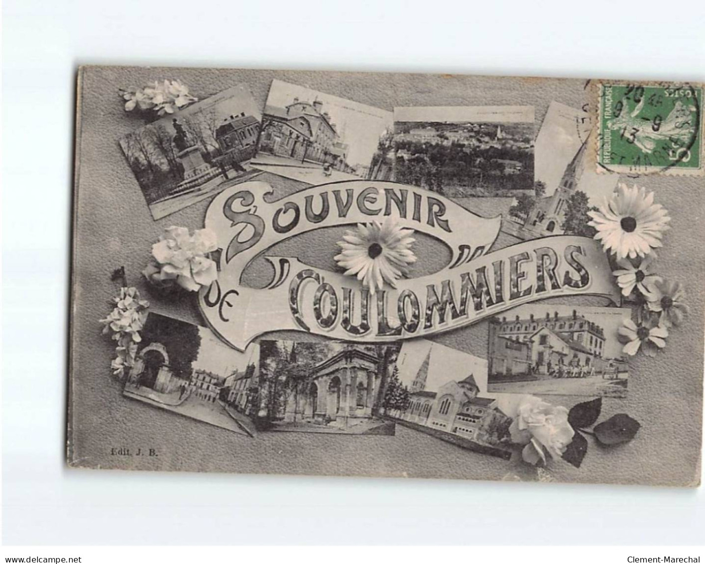 COULOMMIERS : Carte Souvenir - état - Coulommiers