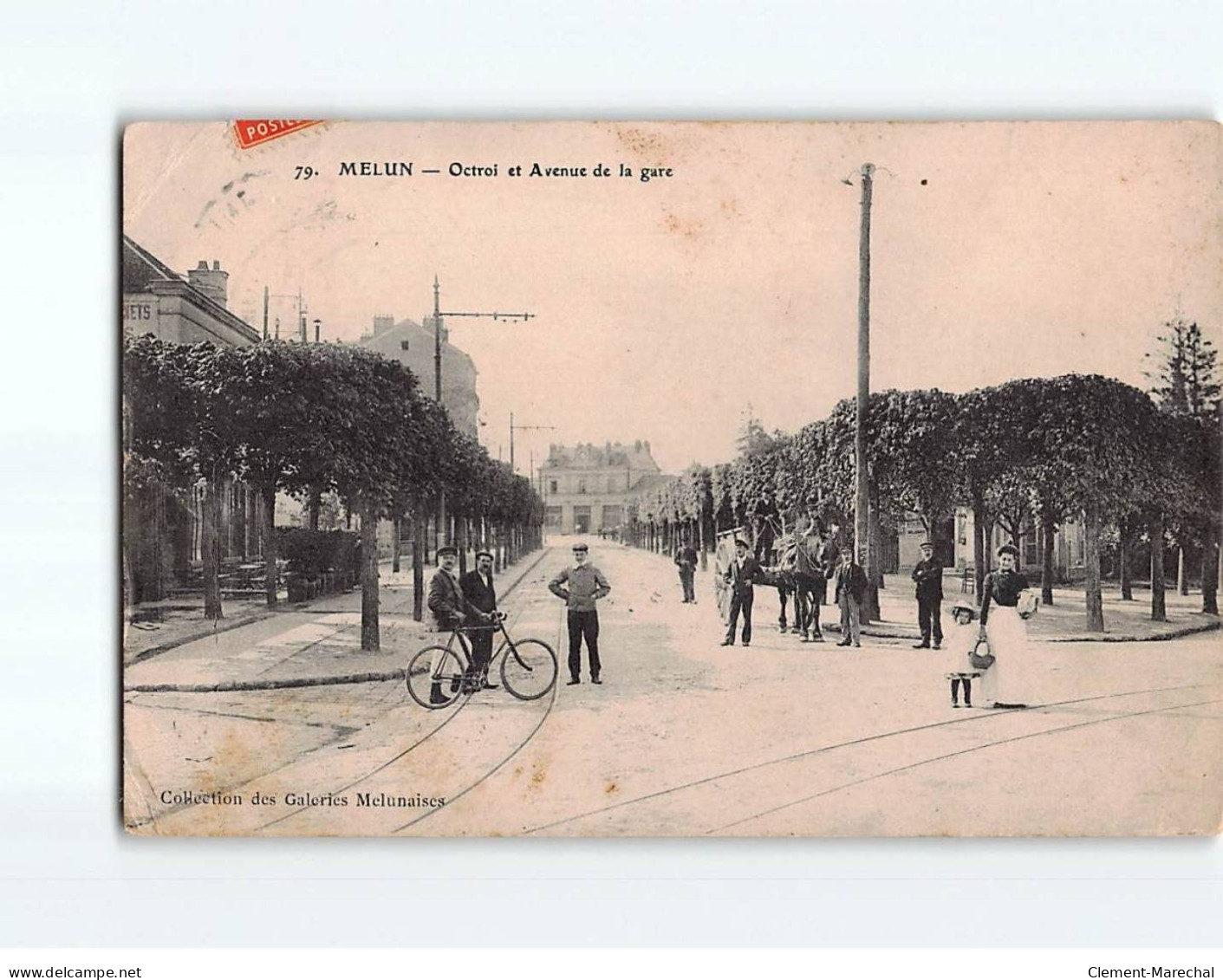 MELUN : Octroi Et Avenue De La Gare - état - Melun