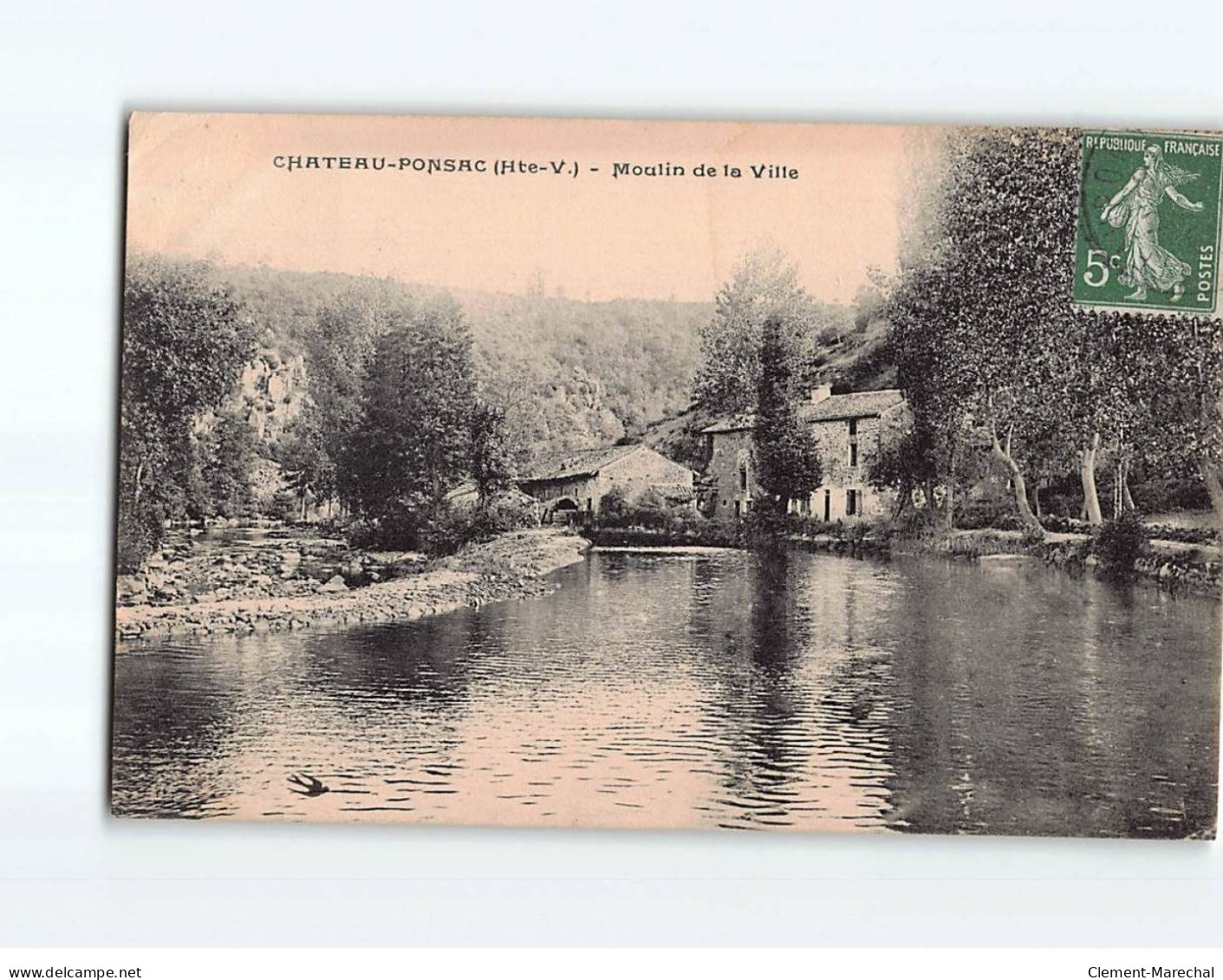 CHATEAUPONSAC : Moulin De La Ville - état - Chateauponsac