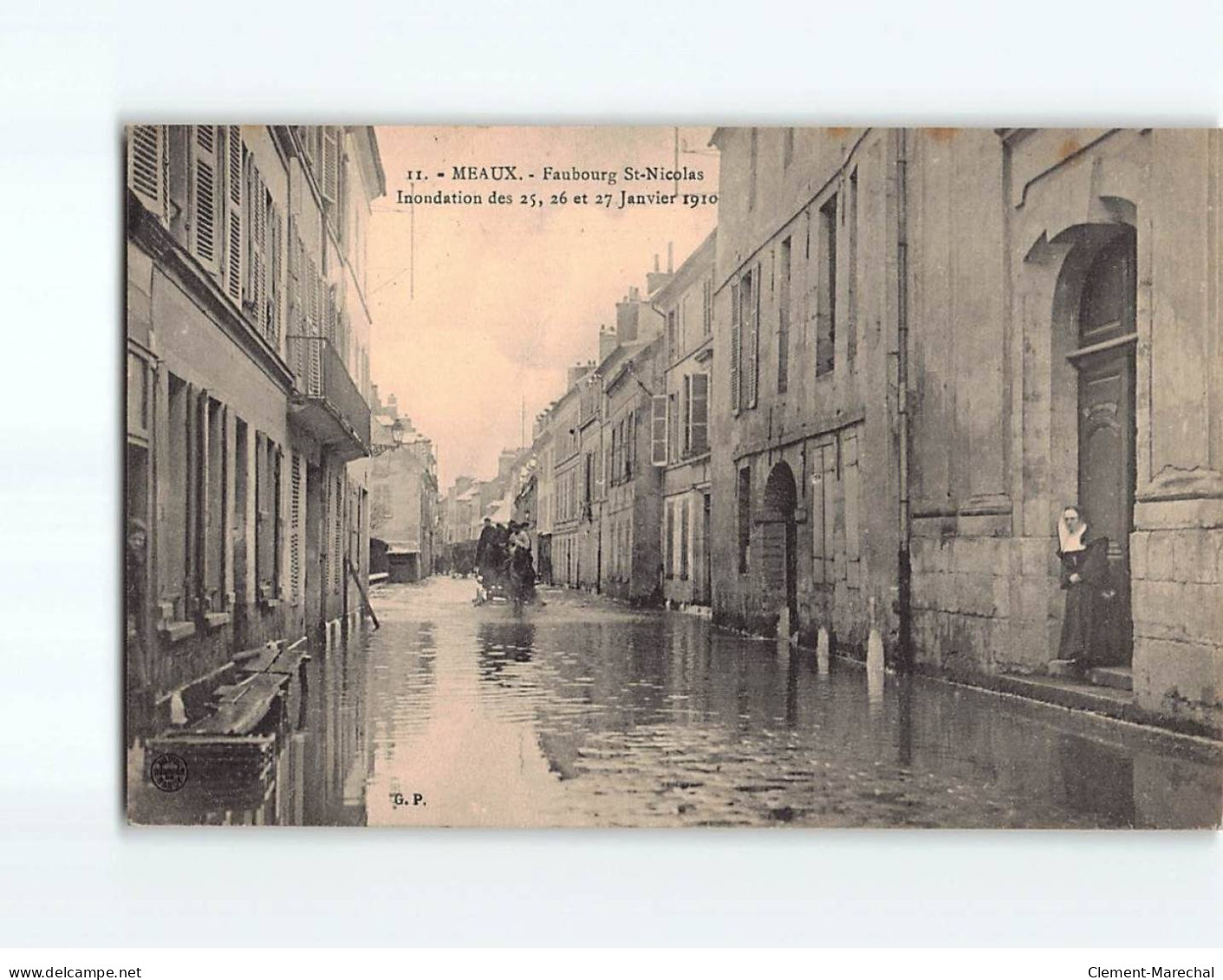 MEAUX : Inondation De Janvier 1910, Faubourg Saint-Nicolas - état - Meaux