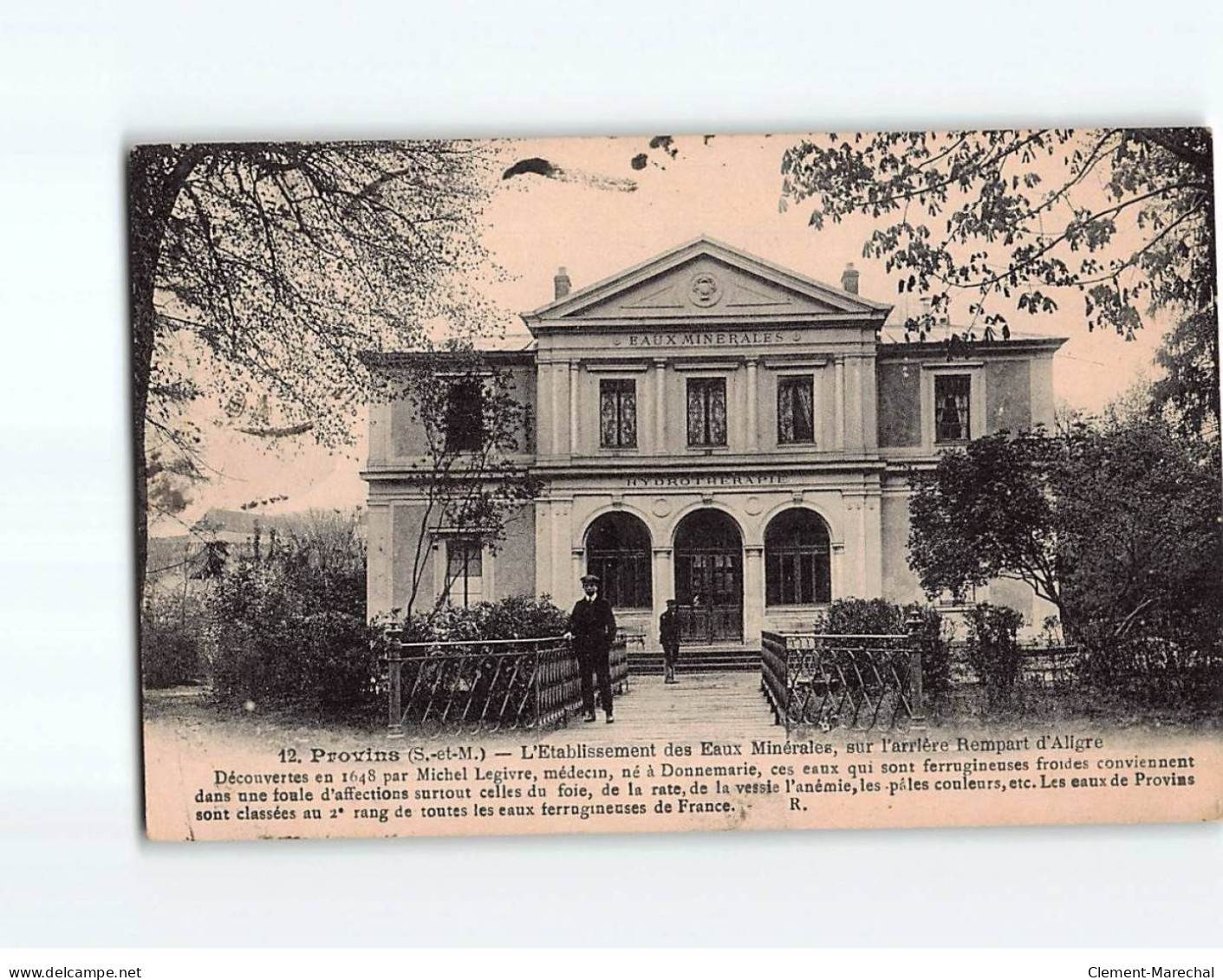 PROVINS : L'Etablissement Des Eaux Minérales - état - Provins