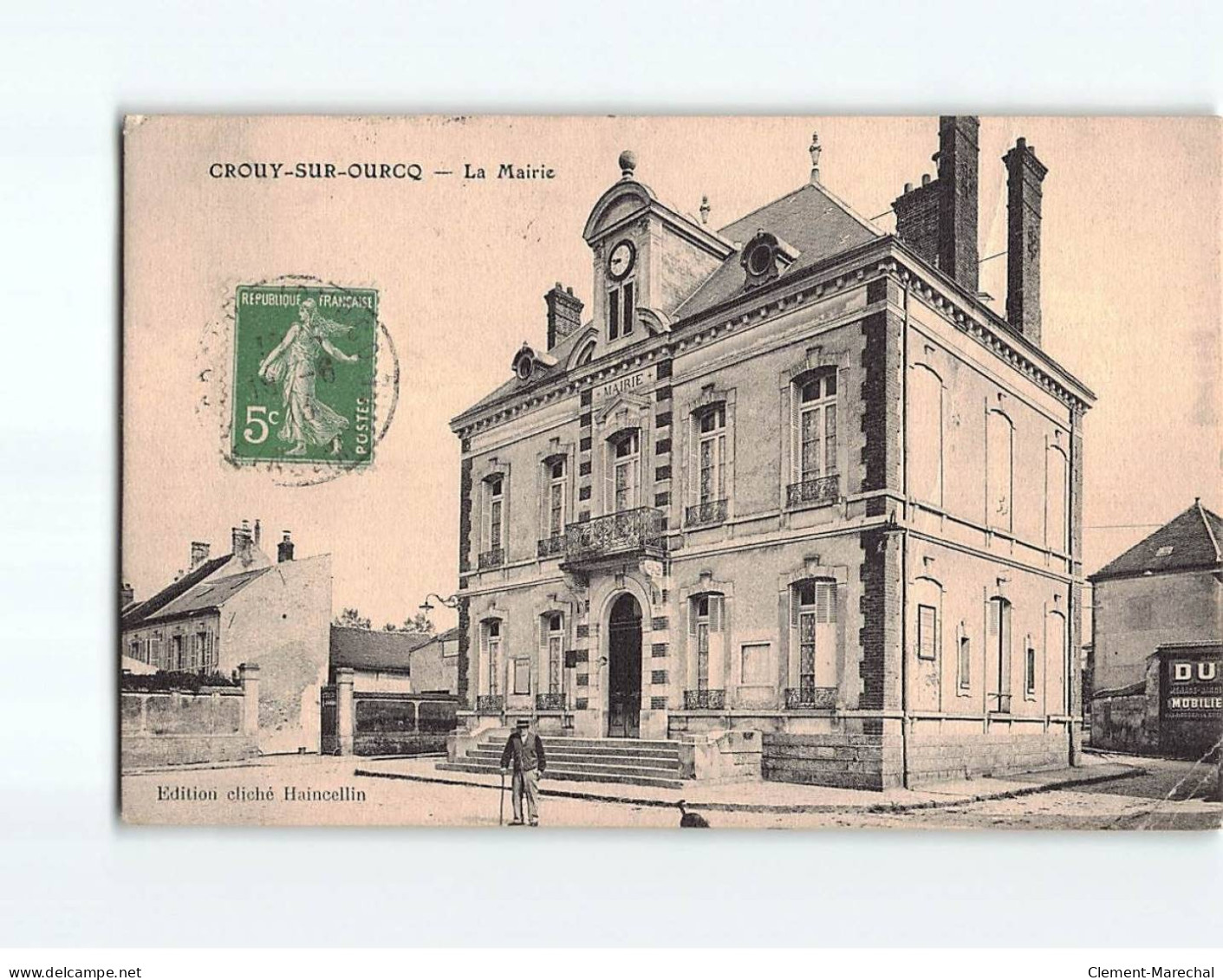 CROUY SUR OURCQ : La Mairie - état - Autres & Non Classés