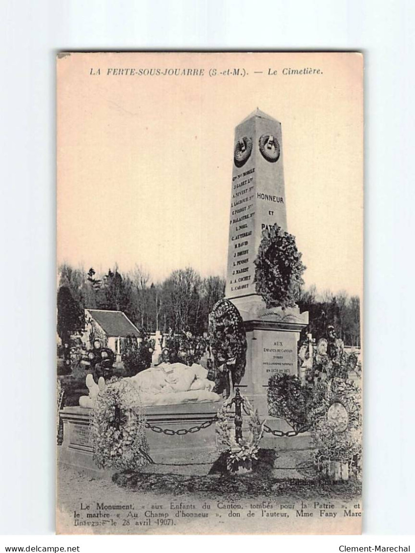 LA FERTE SOUS JOUARRE : Le Cimetière - Très Bon état - La Ferte Sous Jouarre