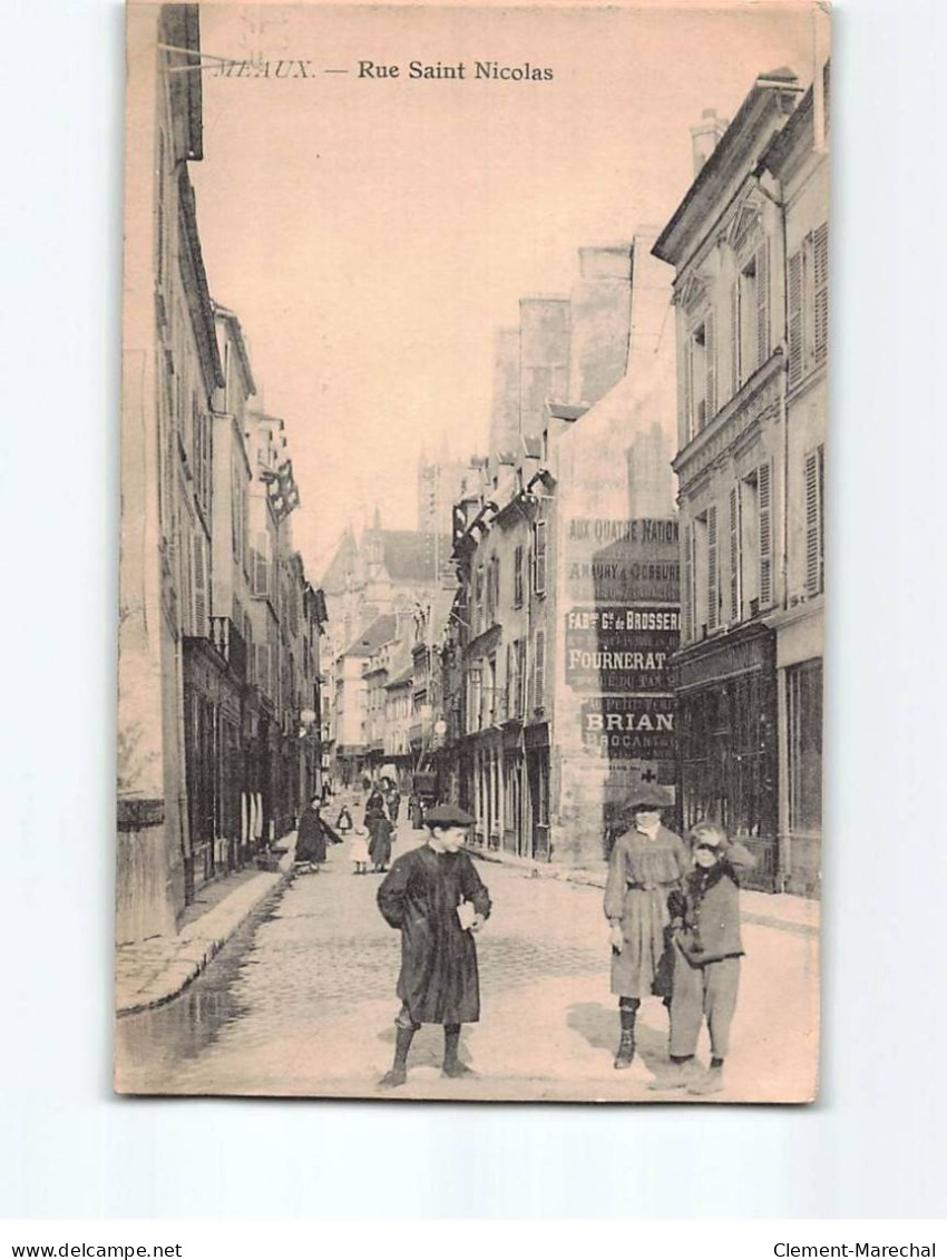 MEAUX : Rue Saint-Nicolas - état - Meaux