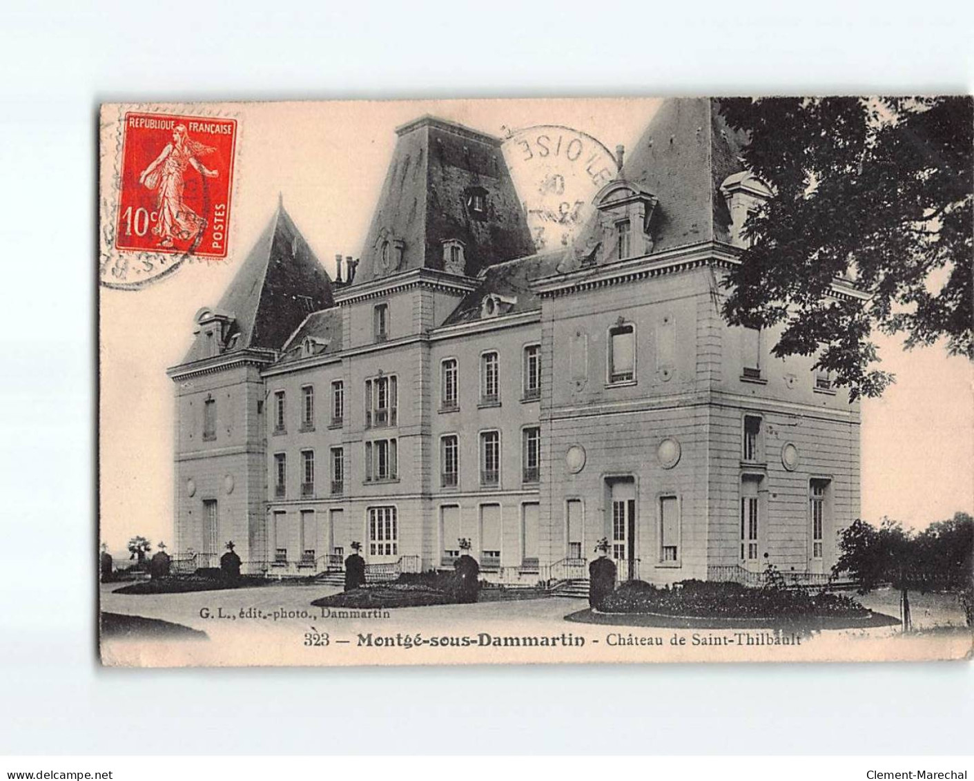 MONTGE SOUS DAMMARTIN : Château De Saint-Thilbault - état - Autres & Non Classés