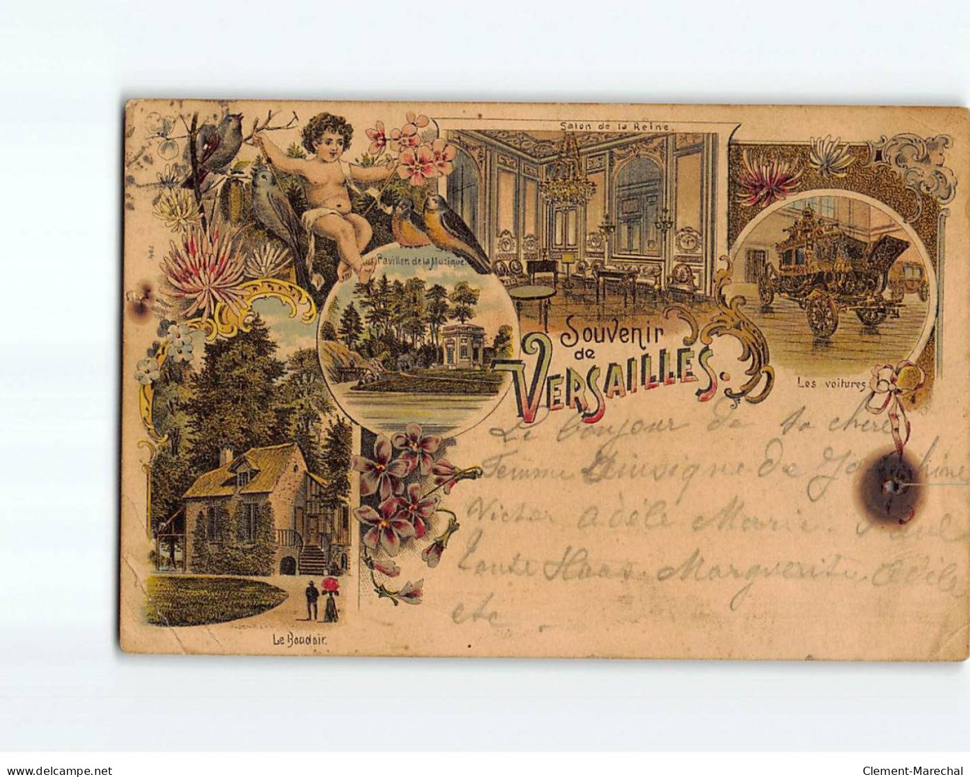 VERSAILLES : Carte Souvenir - état - Versailles