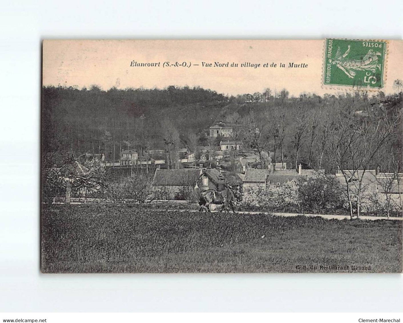 ELANCOURT : Vue Nord Du Village Et De La Muette - Très Bon état - Elancourt