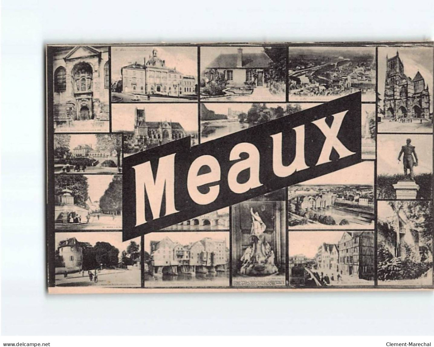 MEAUX : Carte Souvenir - Très Bon état - Meaux