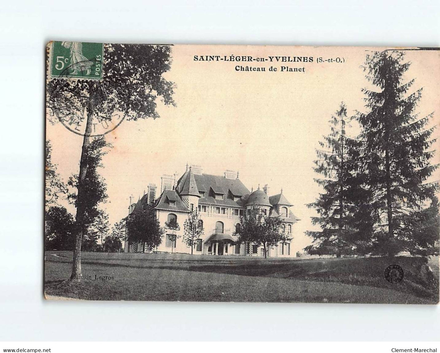 SAINT LEGER EN YVELINES : Château De Planet - Très Bon état - St. Leger En Yvelines