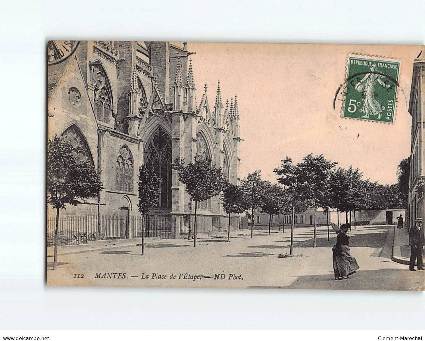 MANTES : La Place De L'Etape - Très Bon état - Andere & Zonder Classificatie