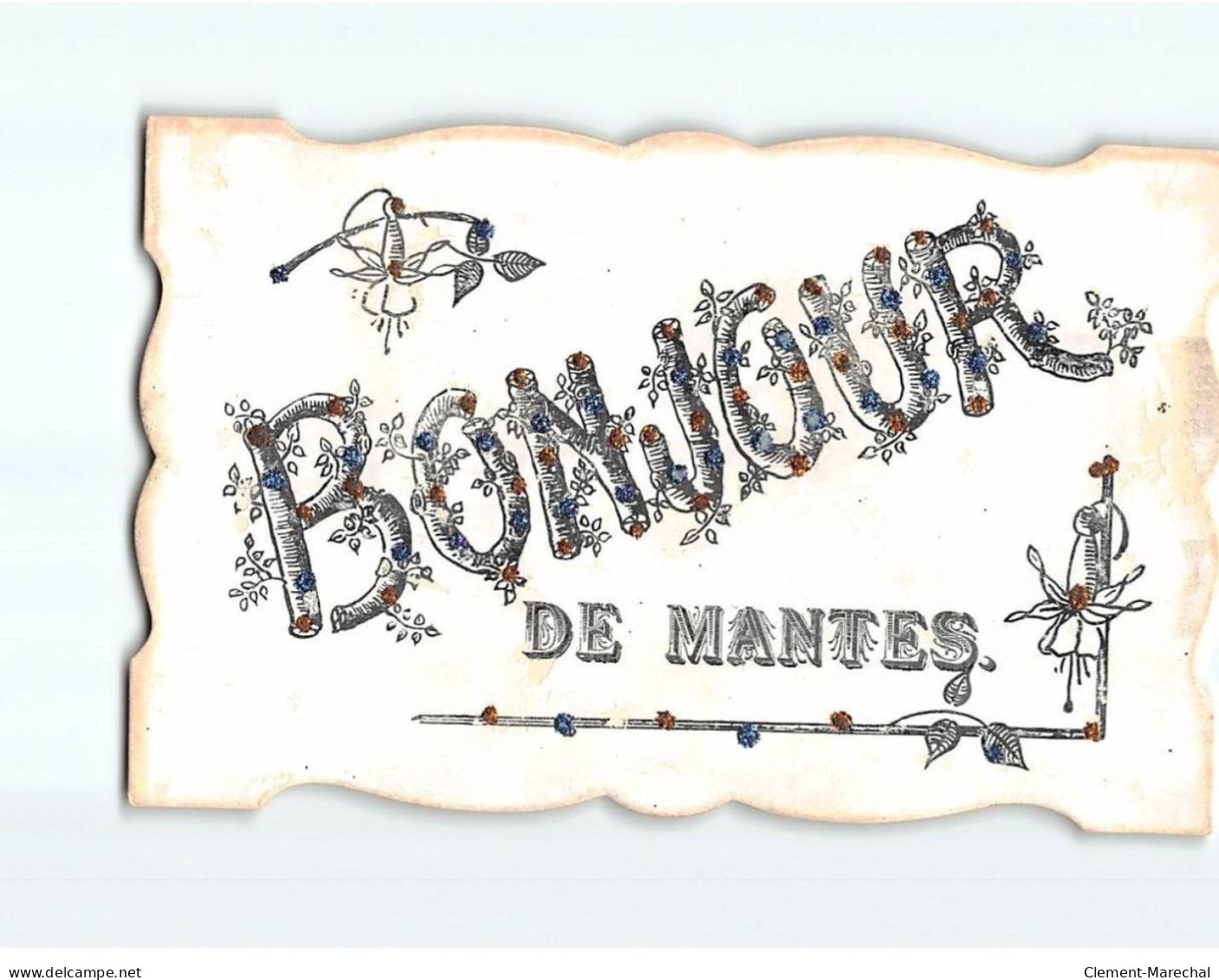 MANTES : Carte Souvenir - Très Bon état - Altri & Non Classificati