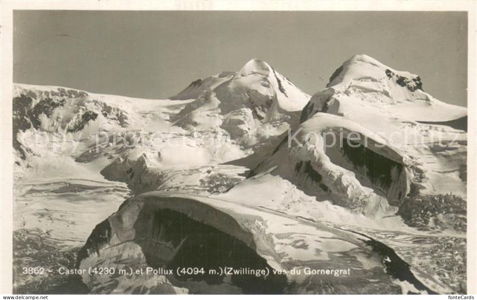 13756797 Gornergrat Zermatt VS Mit Castor Und Pollux  - Andere & Zonder Classificatie