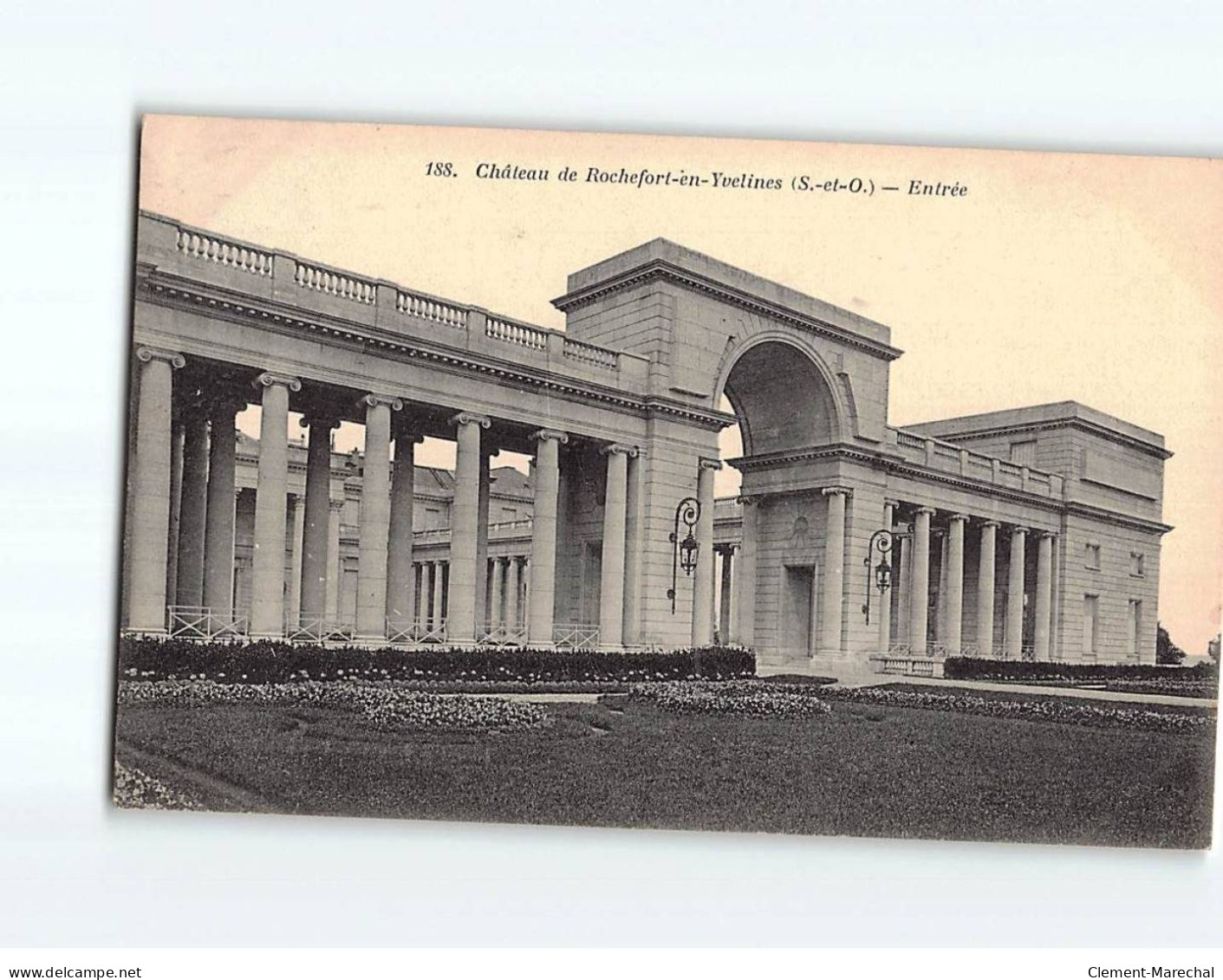 Château De ROCHEFORT EN YVELINES : Entrée - Très Bon état - Andere & Zonder Classificatie