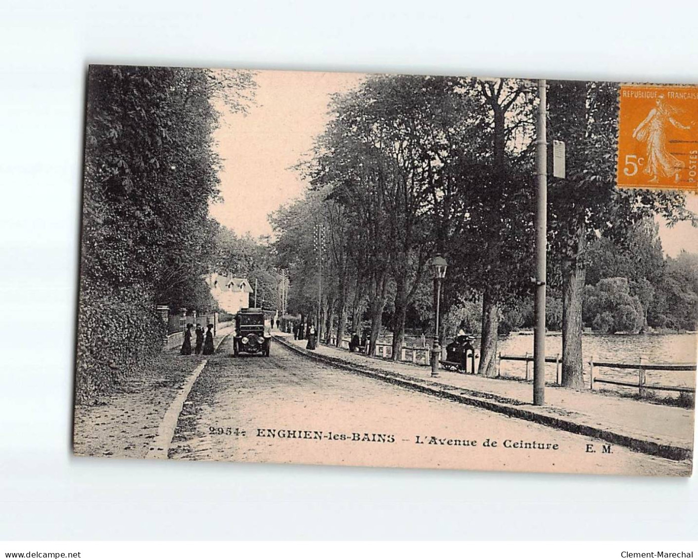 ENGHIEN LES BAINS : L'Avenue De Ceinture - état - Autres & Non Classés