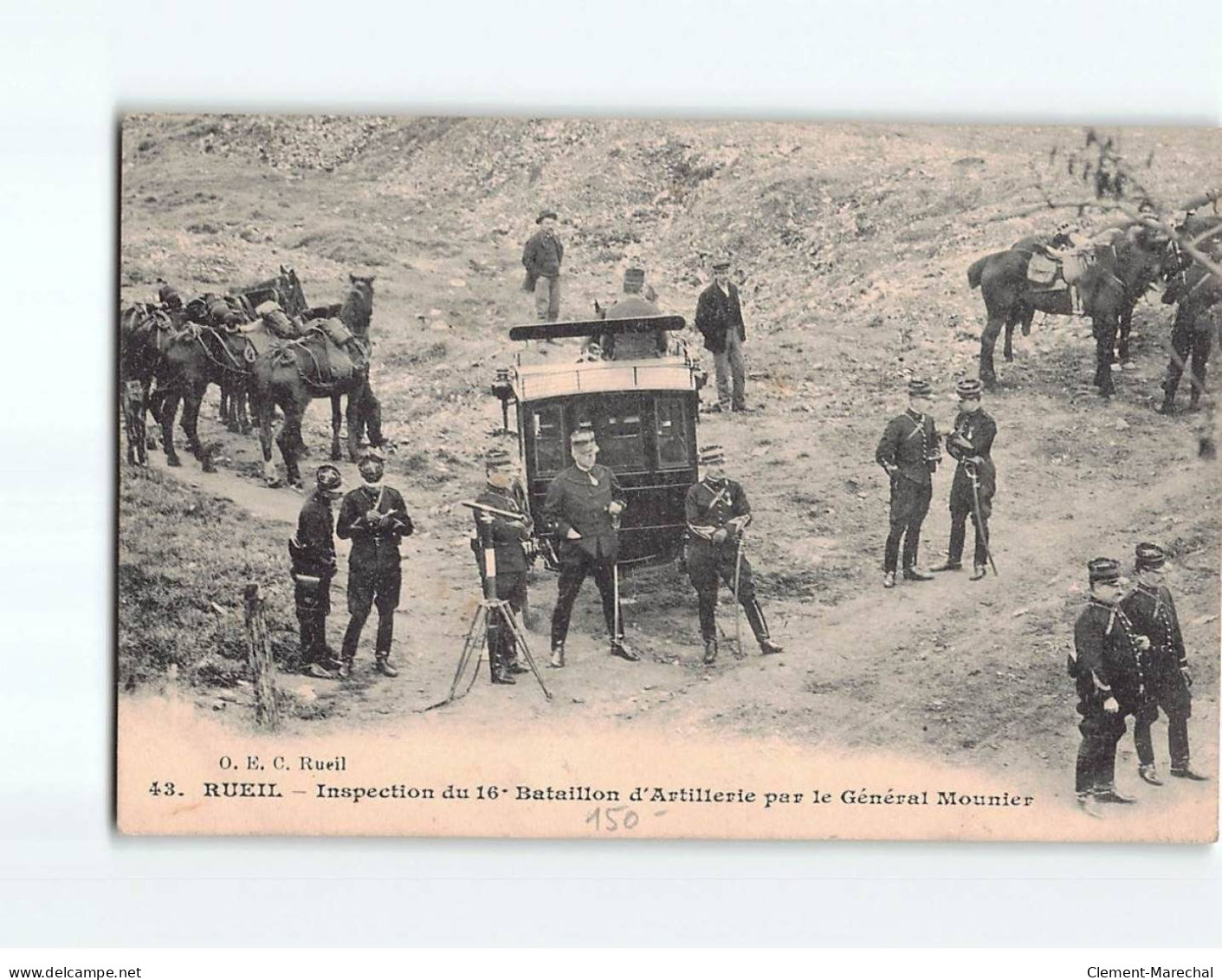 RUEIL : Inspection Du 16e Bataillon D'Artillerie Par Le Général Mounier - Très Bon état - Rueil Malmaison