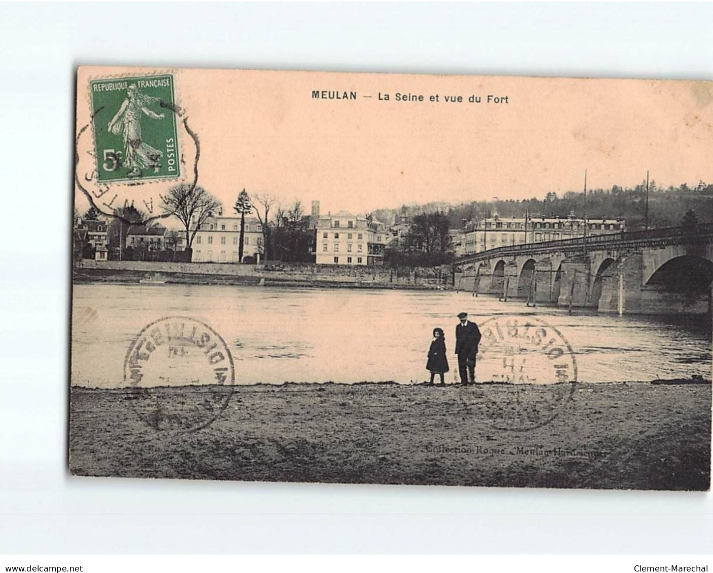 MEULAN : La Seine Et Vue Du Fort - Très Bon état - Meulan