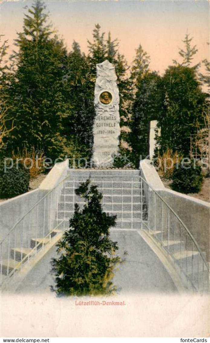 13756769 Luetzelflueh-Goldbach BE Denkmal Jeremias Gotthelf  - Altri & Non Classificati