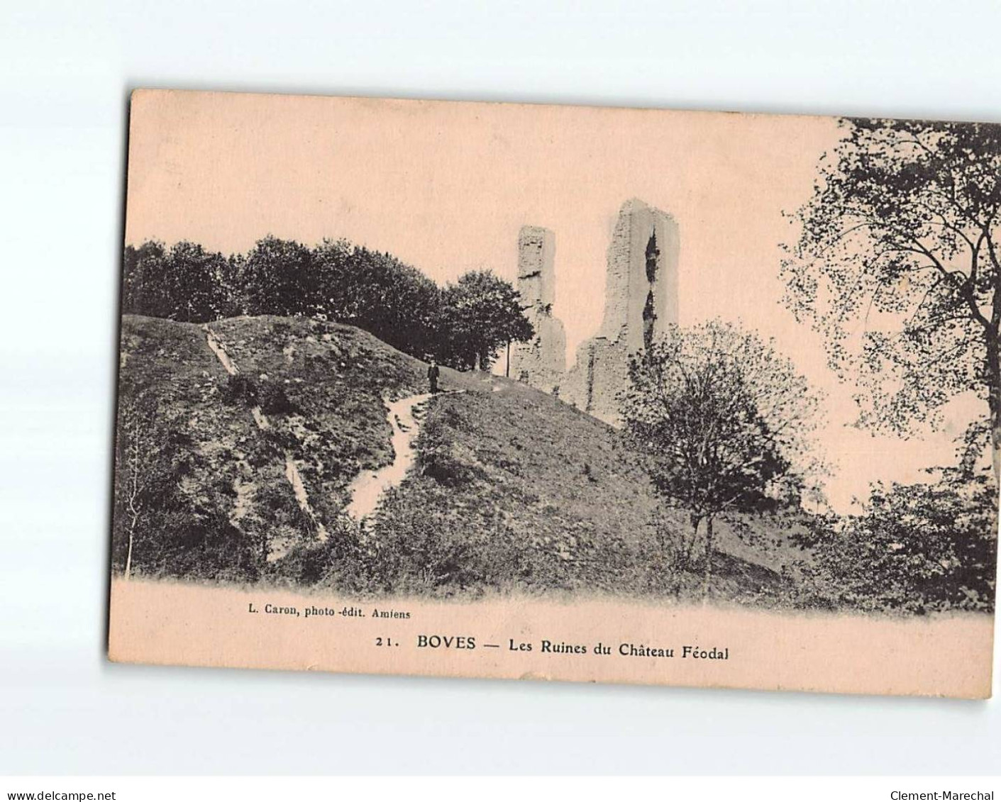 BOVES : Les Ruines Du Château Féodal - état - Boves