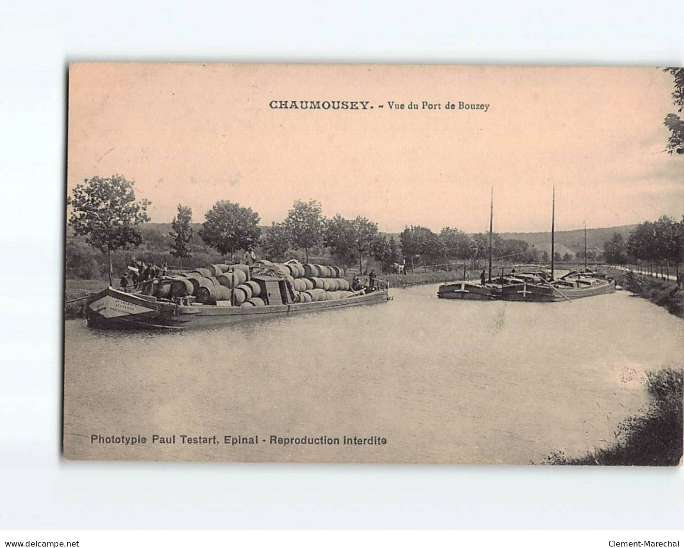 CHAUMOUSEY : Vue Du Port De Bouzey - état - Altri & Non Classificati