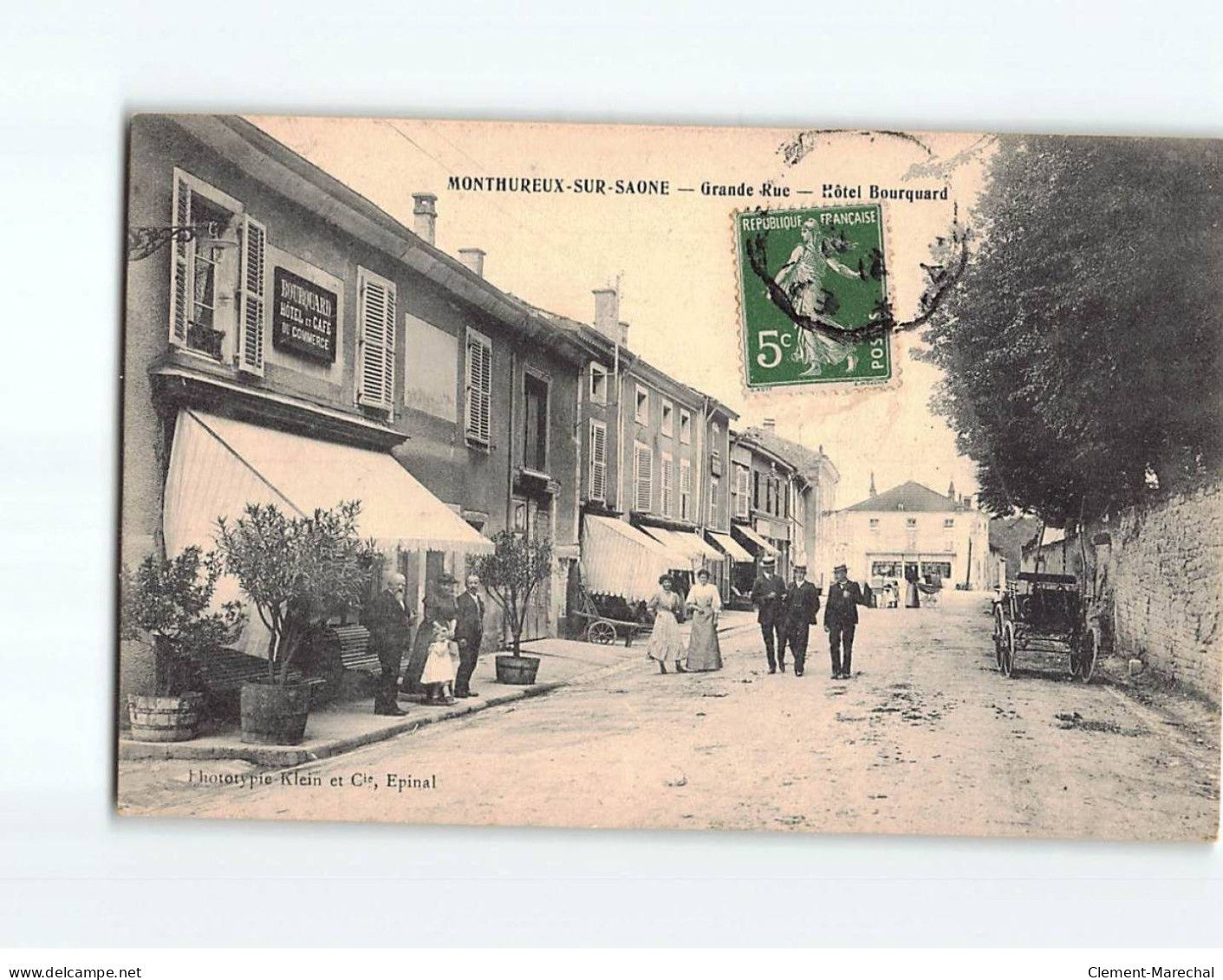 MONTHUREUX SUR SAONE : Grande Rue, Hôtel Bourquard - Très Bon état - Monthureux Sur Saone