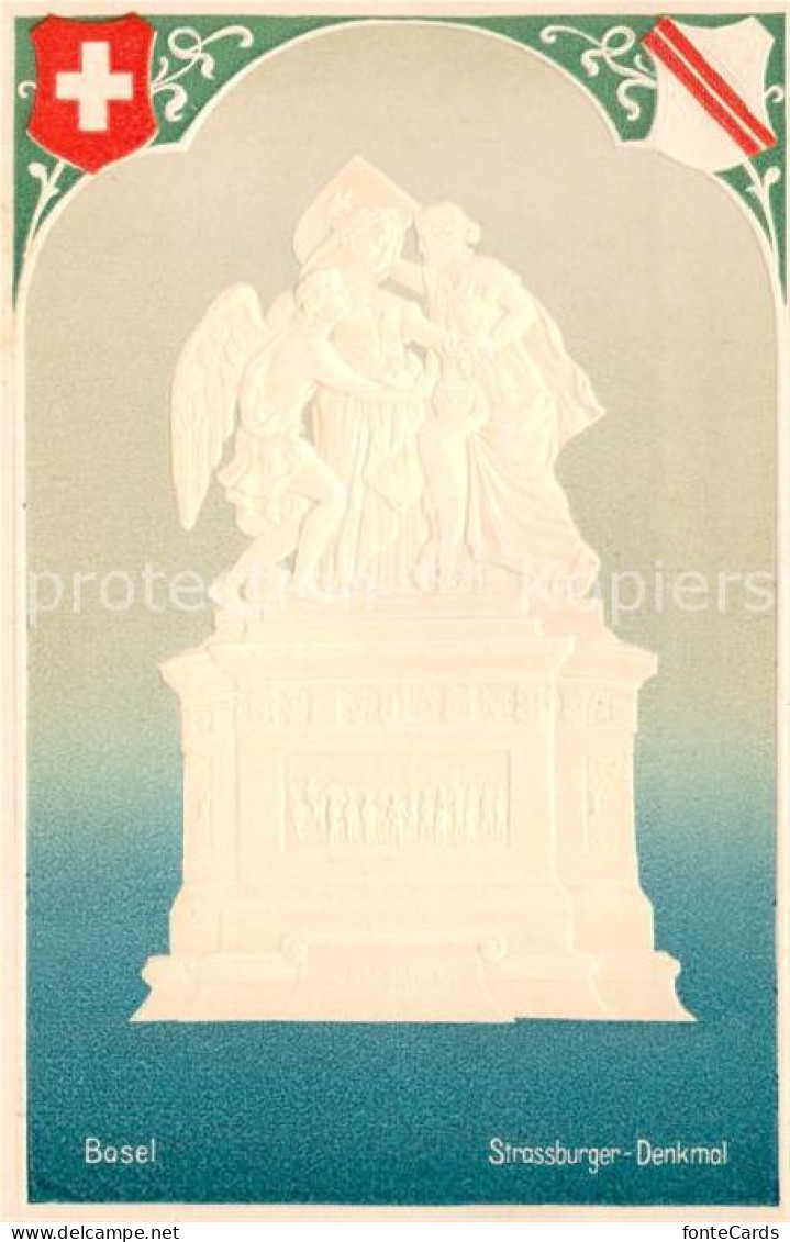 13756757 Basel BS Strassburger Denkmal Basel BS - Altri & Non Classificati