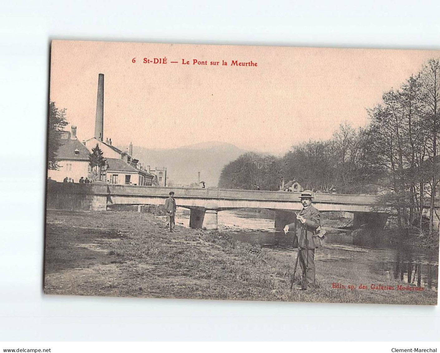 SAINT DIE : Le Pont Sur La Meurthe - Très Bon état - Saint Die