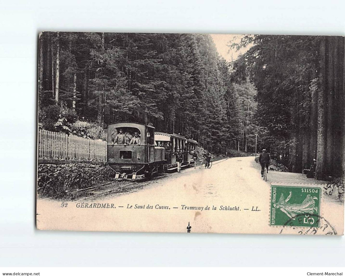 GERARDMER : Le Saut Des Cuves, Tramway De La Schlucht - état - Gerardmer