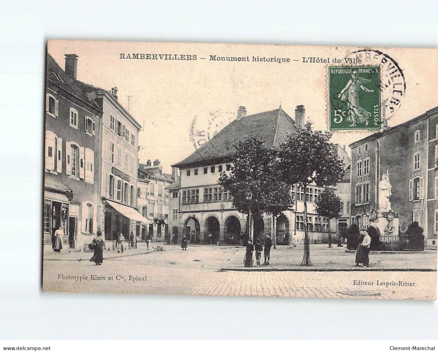 RAMBERVILLERS : Monument Historique, L'Hôtel De Ville - Très Bon état - Rambervillers