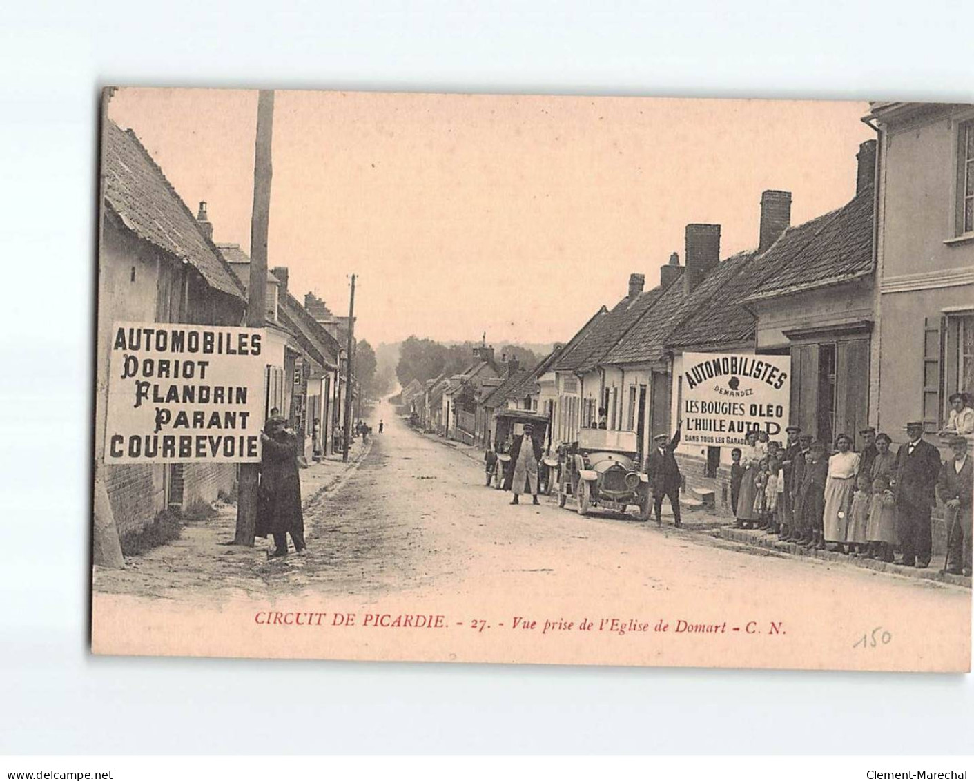 Circuit De Picardie, Vue Prise De L'Eglise De Domart Sur La Luce - Très Bon état - Andere & Zonder Classificatie