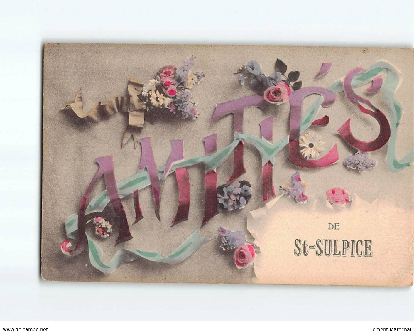 SAINT SULPICE : Carte Souvenir - état - Saint Sulpice