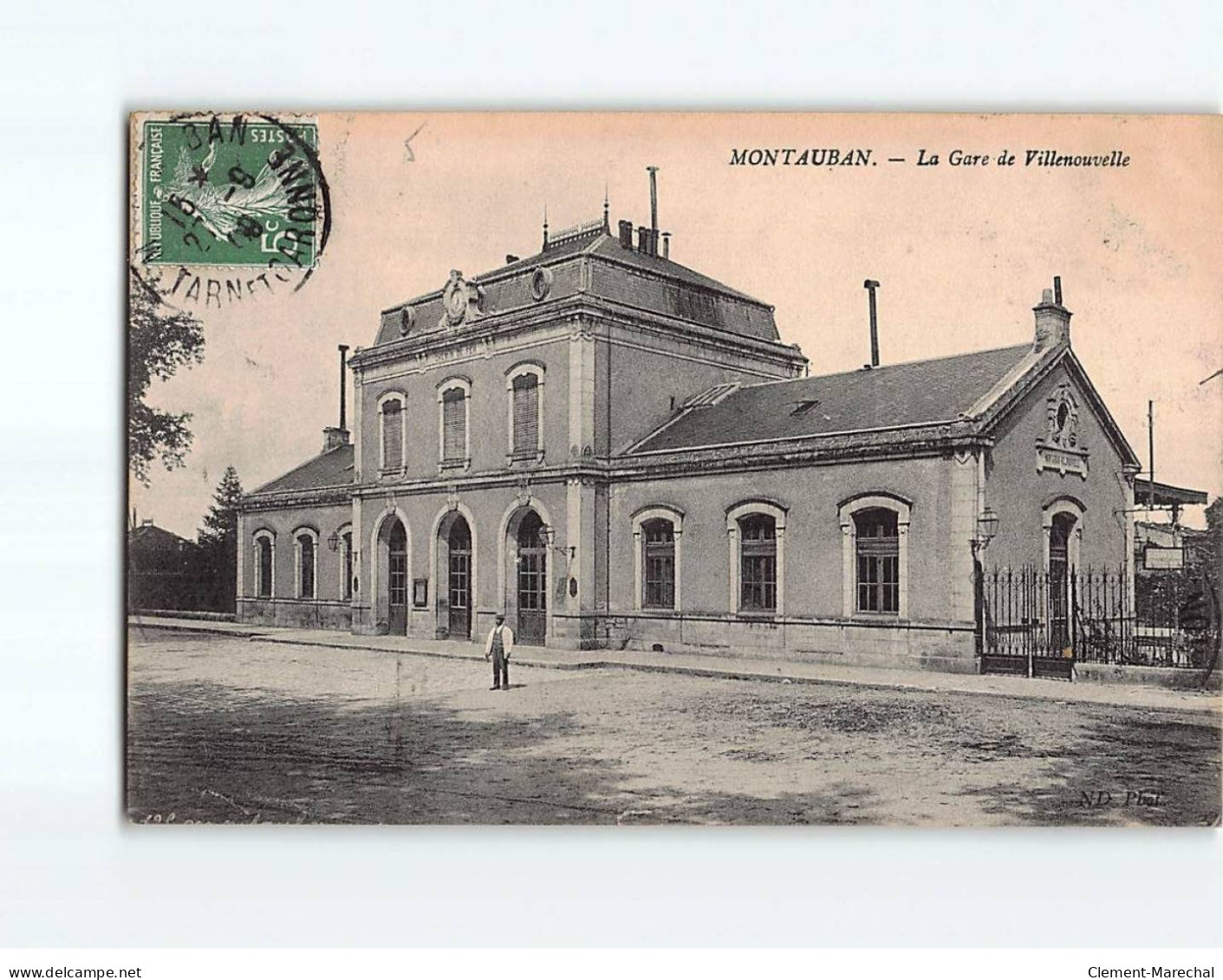 MONTAUBAN : La Gare De Villenouvelle - état ( Partiellement Décollée ) - Montauban