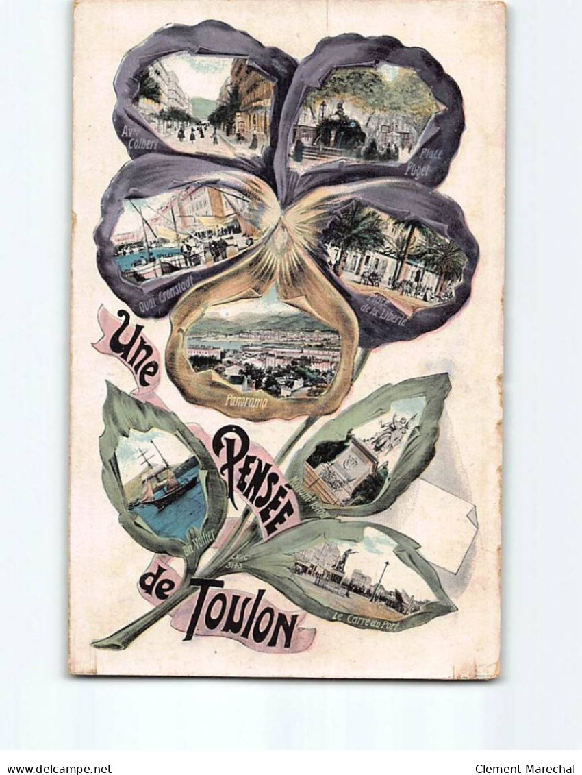 TOULON : Carte Souvenir - état - Toulon