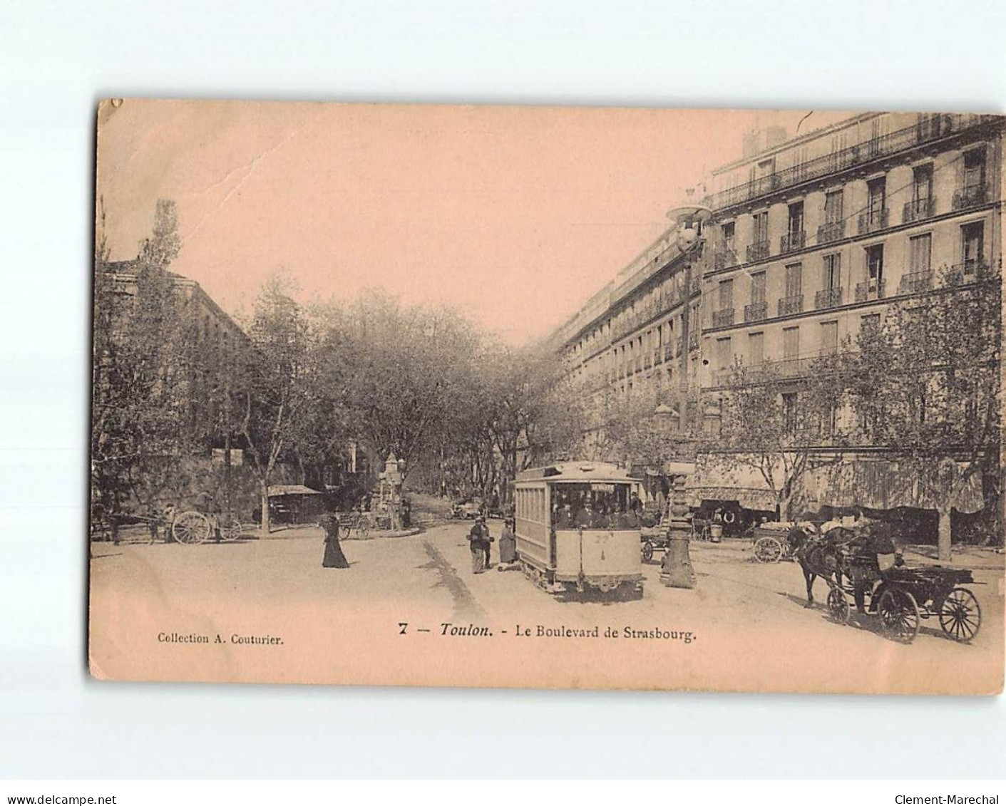 TOULON : Le Boulevard De Strasbourg - état - Toulon