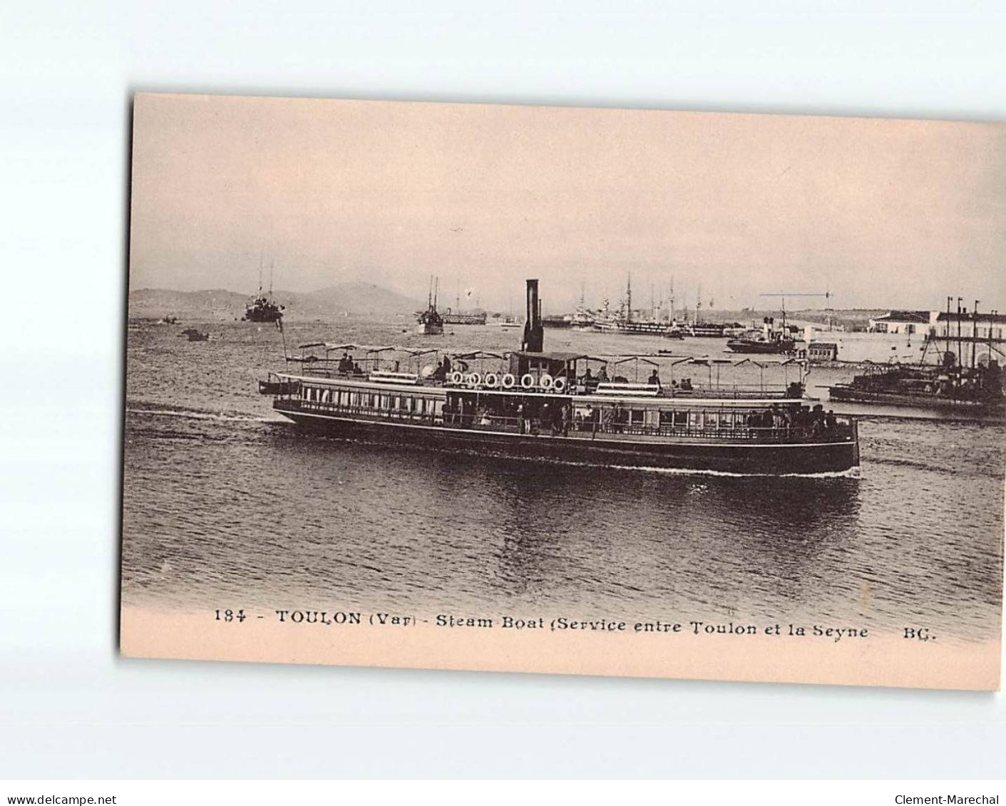 TOULON : Steam Boat, Service Entre Toulon Et La Seyne - Très Bon état - Toulon