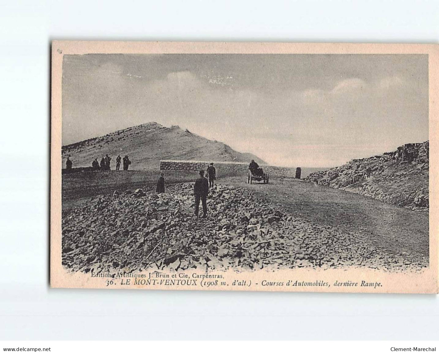 LE MONT VENTOUX : Courses D'Automobiles, Dernière Rampe - Très Bon état - Other & Unclassified