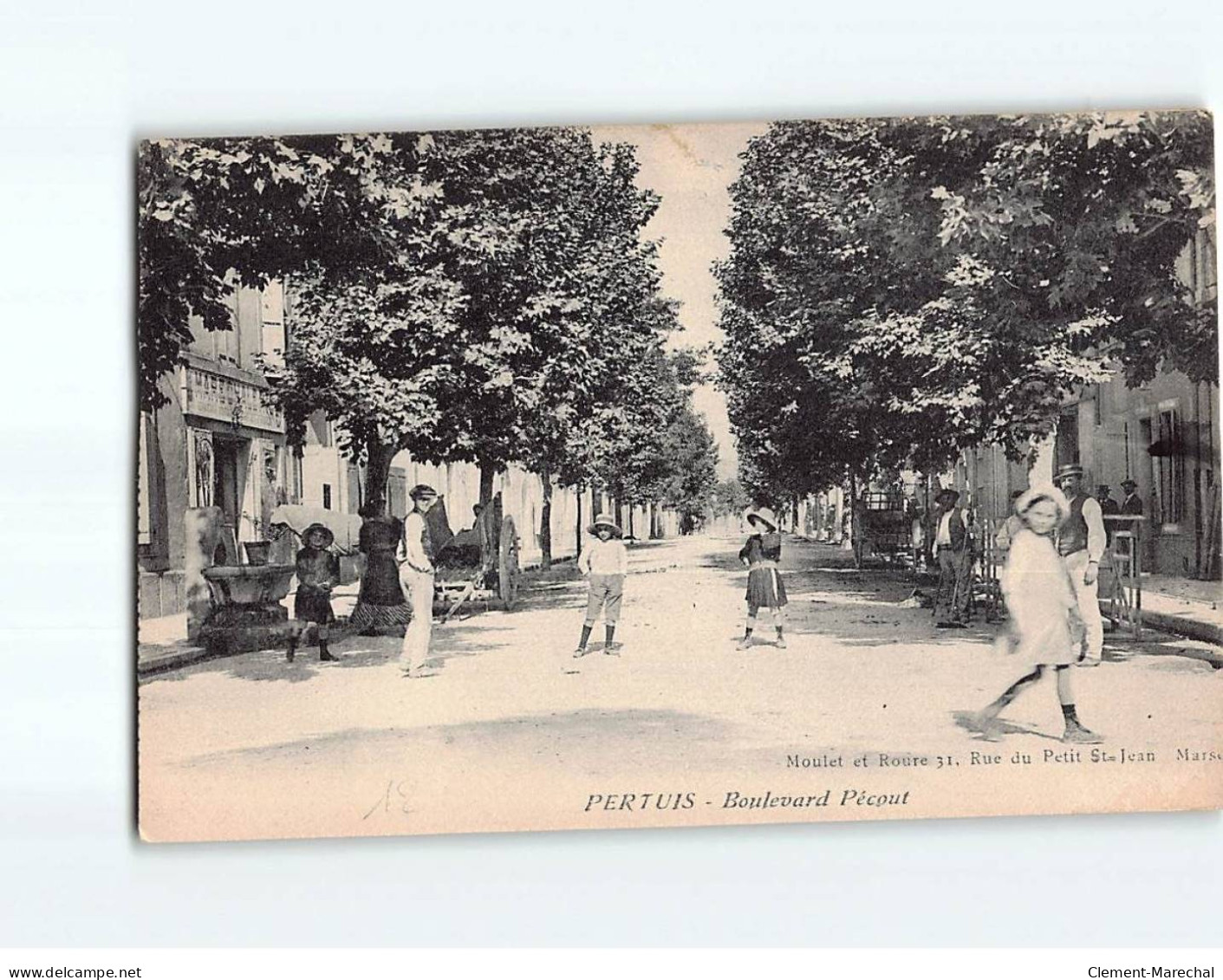 PERTUIS : Boulevard Pécout - état - Pertuis