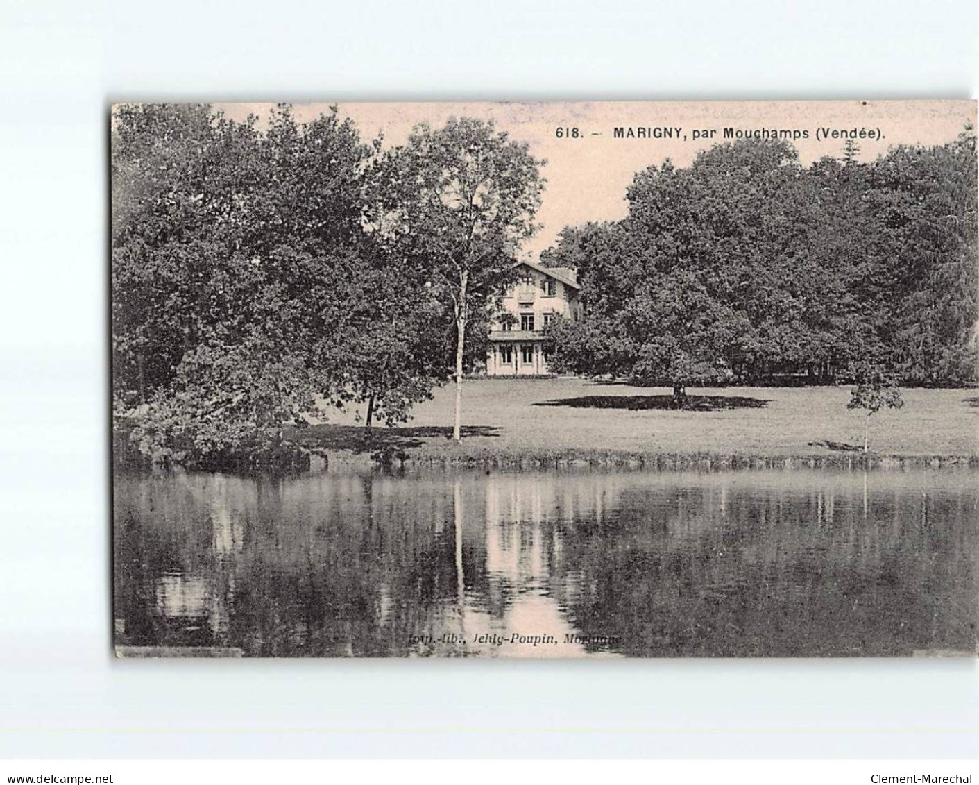 MARIGNY : Grande Maison, Vue Du Lac - état - Other & Unclassified