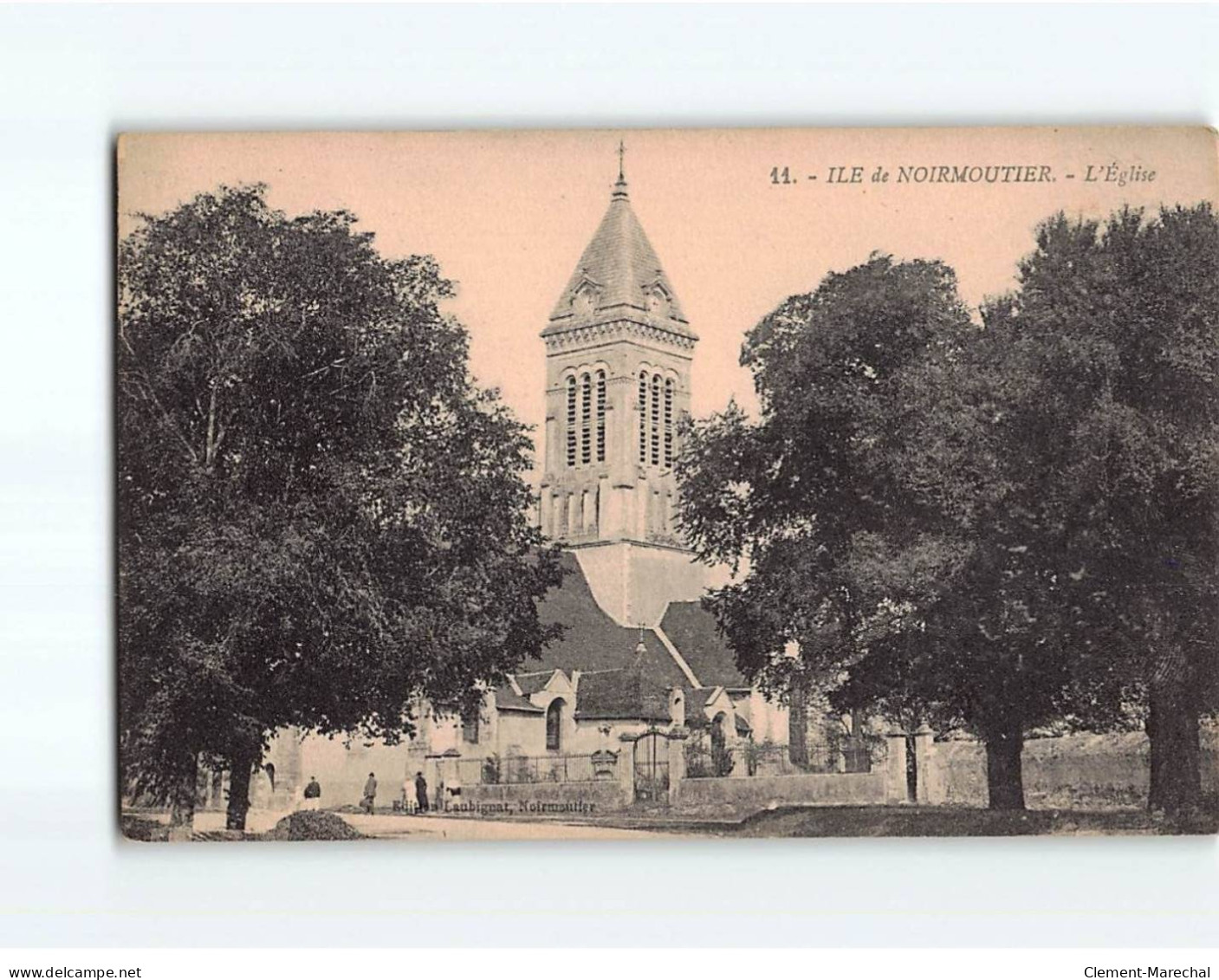 ILE DE NOIRMOUTIER : L'Eglise - état - Noirmoutier