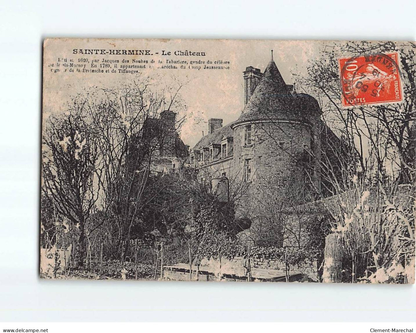 SAINT HERMINE : Le Château - état - Other & Unclassified