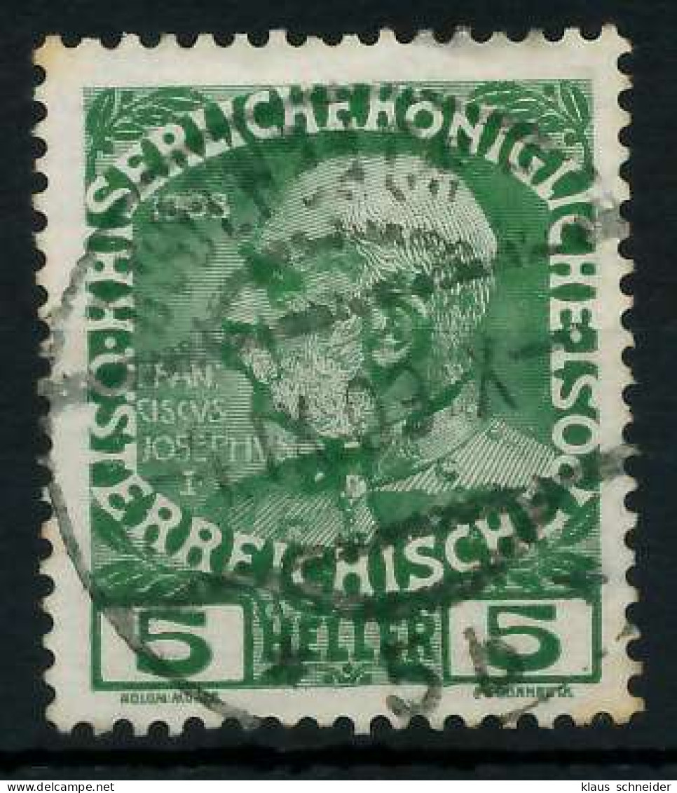 ÖSTERREICH 1908 Nr 142v Zentrisch Gestempelt X7C226E - Oblitérés