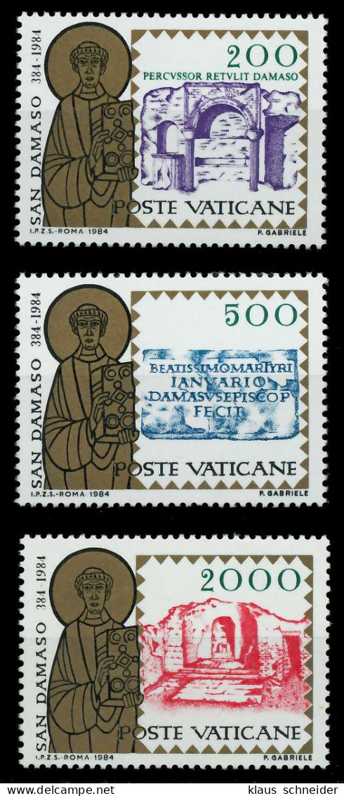 VATIKAN 1984 Nr 864-866 Postfrisch S01644A - Unused Stamps