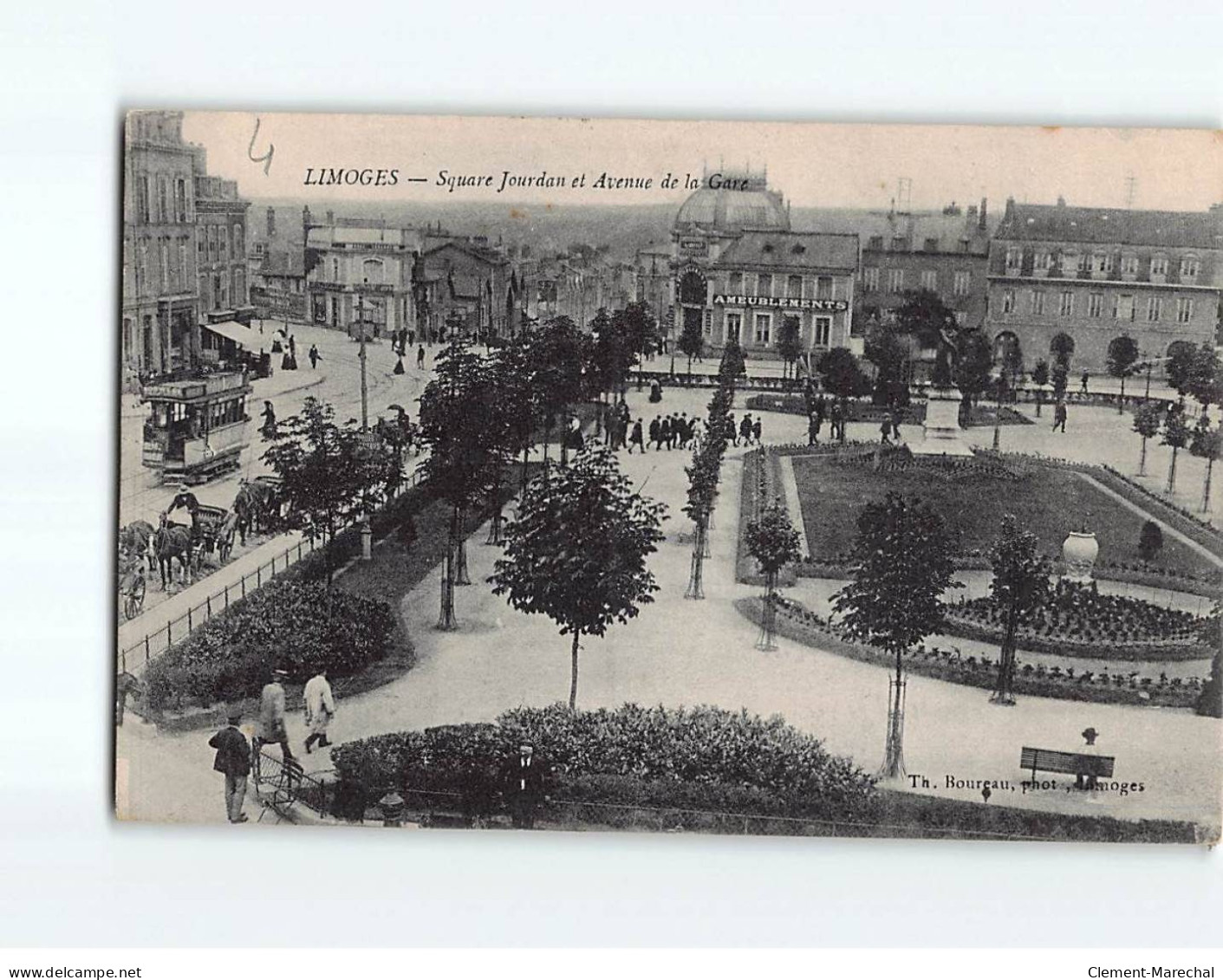 LIMOGES: Square Jourdan Et Avenue De La Gare - Très Bon état - Limoges